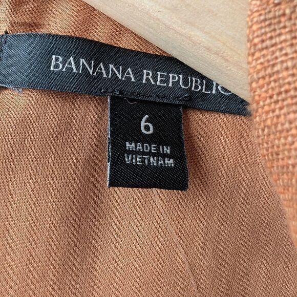 NWT 💯 %linen Banana Republic 2pcs Romper Set Size 6 - Picture 10 of 13